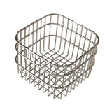 Maxbell Wire Mesh Basket Practical Decorative Organizer for Laundry Room Living Room 13x13x10cm