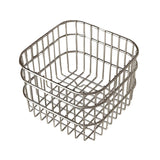 Maxbell Wire Mesh Basket Practical Decorative Organizer for Laundry Room Living Room 13x13x10cm