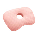Maxbell Ear Piercing Pillow Neck Head Support with Ear Hole Washable Sleeping Pillow Pink