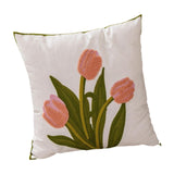 Maxbell Pillow Cover Soft Washable Versatile Pillowcase for Home Living Room Bedroom Pink