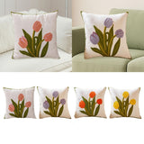 Maxbell Pillow Cover Soft Washable Versatile Pillowcase for Home Living Room Bedroom Pink