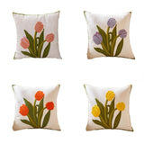 Maxbell Pillow Cover Soft Washable Versatile Pillowcase for Home Living Room Bedroom Pink