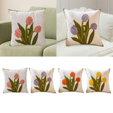 Maxbell Pillow Cover Soft Washable Versatile Pillowcase for Home Living Room Bedroom Pink