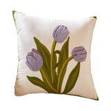 Maxbell Pillow Cover Soft Washable Versatile Pillowcase for Home Living Room Bedroom Purple