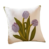 Maxbell Pillow Cover Soft Washable Versatile Pillowcase for Home Living Room Bedroom Purple