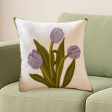 Maxbell Pillow Cover Soft Washable Versatile Pillowcase for Home Living Room Bedroom Purple