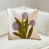 Maxbell Pillow Cover Soft Washable Versatile Pillowcase for Home Living Room Bedroom Purple