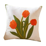 Maxbell Pillow Cover Soft Washable Versatile Pillowcase for Home Living Room Bedroom Orange