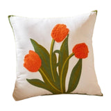 Maxbell Pillow Cover Soft Washable Versatile Pillowcase for Home Living Room Bedroom Orange