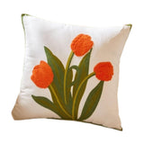 Maxbell Pillow Cover Soft Washable Versatile Pillowcase for Home Living Room Bedroom Orange
