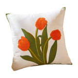 Maxbell Pillow Cover Soft Washable Versatile Pillowcase for Home Living Room Bedroom Orange