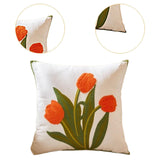 Maxbell Pillow Cover Soft Washable Versatile Pillowcase for Home Living Room Bedroom Orange