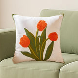 Maxbell Pillow Cover Soft Washable Versatile Pillowcase for Home Living Room Bedroom Orange