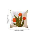 Maxbell Pillow Cover Soft Washable Versatile Pillowcase for Home Living Room Bedroom Orange