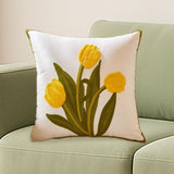 Maxbell Pillow Cover Soft Washable Versatile Pillowcase for Home Living Room Bedroom Yellow