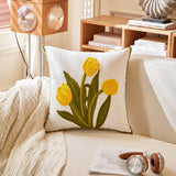 Maxbell Pillow Cover Soft Washable Versatile Pillowcase for Home Living Room Bedroom Yellow