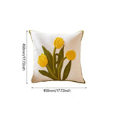 Maxbell Pillow Cover Soft Washable Versatile Pillowcase for Home Living Room Bedroom Yellow