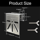 Maxbell Camera Gutter Mount Weather Resistant with 1/4 Screw Thread Mounting Bracket