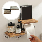 Maxbell Wall Mounted Toilet Paper Holder Toilet Tissue Roll Holder for Washroom Dorm