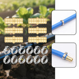 Maxbell Pex Fittings Set 1/2" Rustproof High Temperature Resistant with Cinch Clamps Straight 6pcs