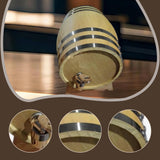 Maxbell 1.5L Oak Barrel Decoration Container Drink Barrel for Table Bar Entertaining