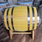 Maxbell 1.5L Oak Barrel Decoration Container Drink Barrel for Table Bar Entertaining