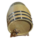 Maxbell 1.5L Oak Barrel Decoration Container Drink Barrel for Table Bar Entertaining