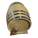 Maxbell 1.5L Oak Barrel Decoration Container Drink Barrel for Table Bar Entertaining