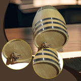 Maxbell 1.5L Oak Barrel Decoration Container Drink Barrel for Table Bar Entertaining