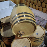 Maxbell 1.5L Oak Barrel Decoration Container Drink Barrel for Table Bar Entertaining