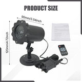Maxbell Christmas Snowfall Projector Light Gift for Holiday Landscape Outdoor Indoor