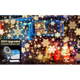 Maxbell Christmas Snowfall Projector Light Gift for Holiday Landscape Outdoor Indoor