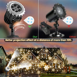 Maxbell Christmas Snowfall Projector Light Gift for Holiday Landscape Outdoor Indoor