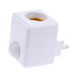 Maxbell E27 Light Bulb Holder Kitchen Storage Room Hotel Infrared Sensor Lamp Socket