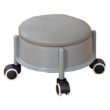 Maxbell 360° Rotating Low Roller Seat Stool Kids Women for Salons Living Room Garage Grey