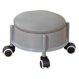 Maxbell 360° Rotating Low Roller Seat Stool Kids Women for Salons Living Room Garage Grey