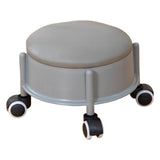 Maxbell 360° Rotating Low Roller Seat Stool Kids Women for Salons Living Room Garage Grey