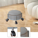 Maxbell 360° Rotating Low Roller Seat Stool Kids Women for Salons Living Room Garage Grey