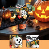 Maxbell Halloween Pumpkin Head Bouquet Creative Decorative for Home Decor Table Kids white