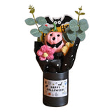 Maxbell Halloween Pumpkin Head Bouquet Creative Decorative for Home Decor Table Kids pink