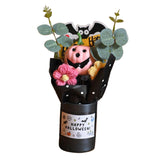 Maxbell Halloween Pumpkin Head Bouquet Creative Decorative for Home Decor Table Kids pink