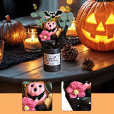 Maxbell Halloween Pumpkin Head Bouquet Creative Decorative for Home Decor Table Kids pink