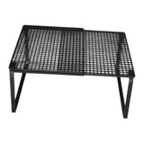 Maxbell Expandable Cabinet Storage Shelf Stand Riser Organizer Rack Black 27 to 38cm