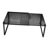 Maxbell Expandable Cabinet Storage Shelf Stand Riser Organizer Rack Black 38 to 62cm