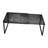 Maxbell Expandable Cabinet Storage Shelf Stand Riser Organizer Rack Black 50 to 85cm