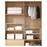 Maxbell Expandable Cabinet Storage Shelf Stand Riser Organizer Rack White 27 to 38cm
