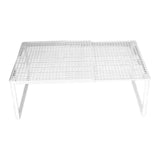 Maxbell Expandable Cabinet Storage Shelf Stand Riser Organizer Rack White 38 to 62cm