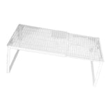 Maxbell Expandable Cabinet Storage Shelf Stand Riser Organizer Rack White 50 to 85cm