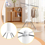 Maxbell Clothes Drying Rack Sturdy Clothing Rack for Outdoor Indoor Daily Family Use 4 Poles