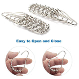 Maxbell Waffle Shower Curtains Polyester Washable Heavy Duty for Hotel Bathroom Home White